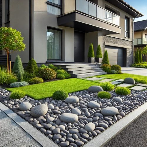 Rocks placed neatly